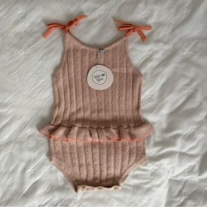 NWT TUNTUN KNIT ROMPER